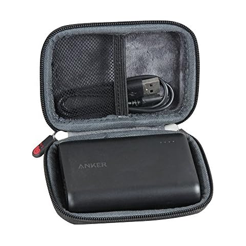 Hard EVA Travel Case for Anker PowerCore 10000 One of the Smallest and Lightest 10000mAh External Batteries Power Bank by Hermitshell Cover