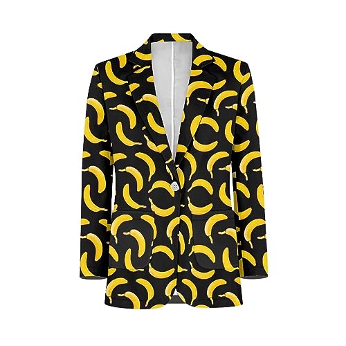 Men's Sport Coats & Blazers 1-Button Notched Lapel Casual Blazer Plus Size Suit Jacket Business Jacket with Pocket2