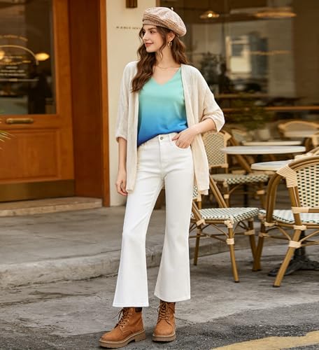 Image of DAIMIDY Women's Short Sleeve Sweater V Neck Summer Knit Tops | Business Casual Tops| Soft,Lightweight,Breathable and Comfortable| Perfect for Shopping,Date,Vacation,Daily Wear Etc.