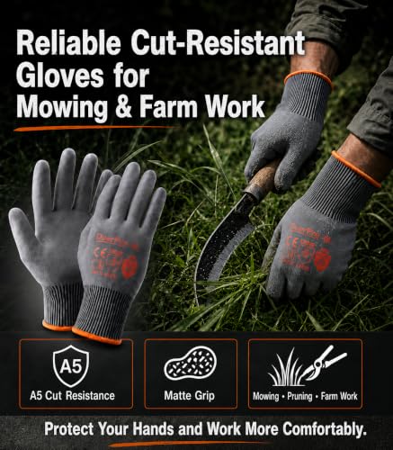 Lipropp Cut-Resistant Gloves ASNI A5 Safety Work Glove - image 2