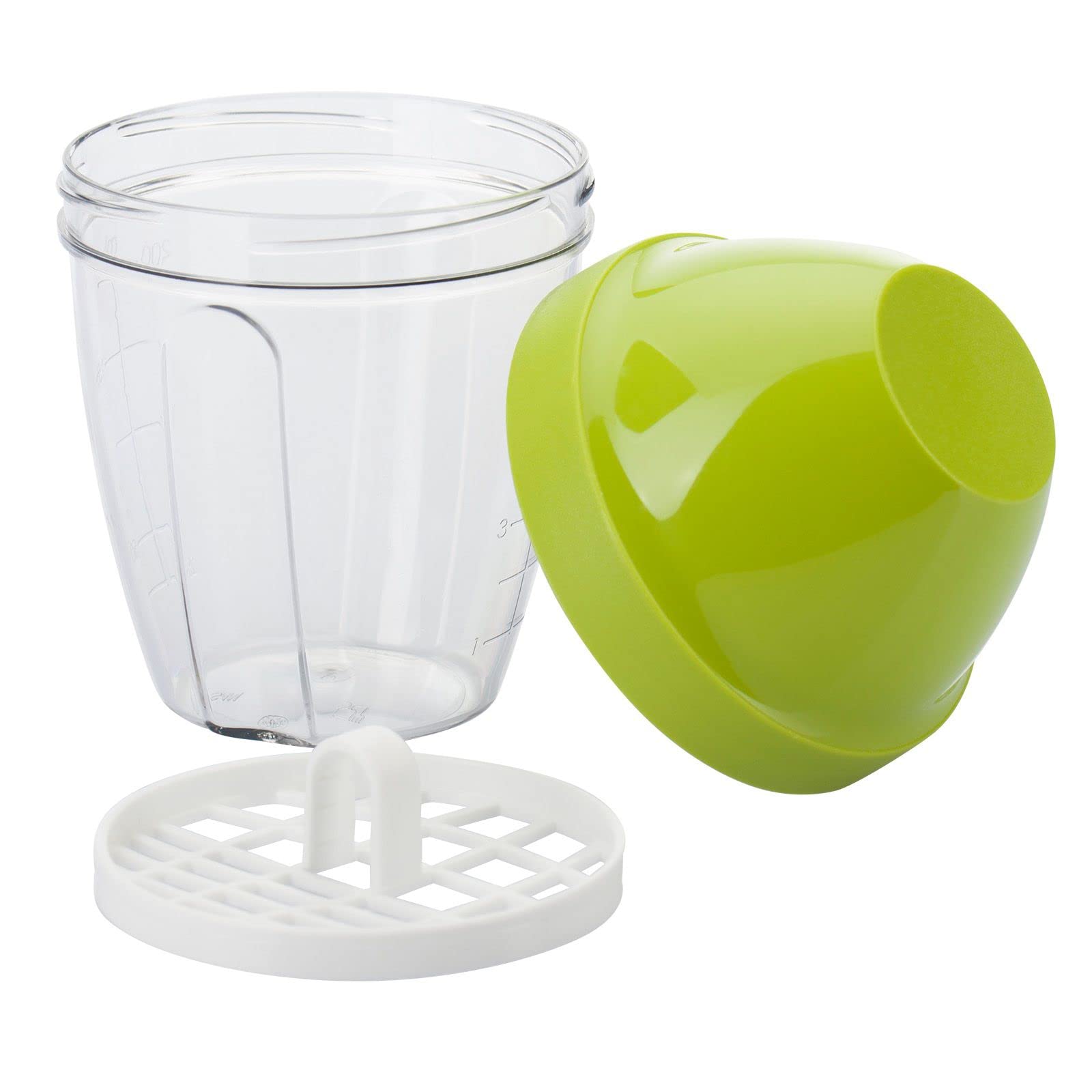 Westmark Set 3 Pezzi: 2 Mini Fruste + Shaker 0,25 L In Acciaio E Plastica, Per Cocktail, Salse E Tè Matcha – Made In Germany