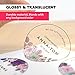 90% Clear Sticker Paper for Inkjet Printer - (20 Sheets), 8.5 x 11