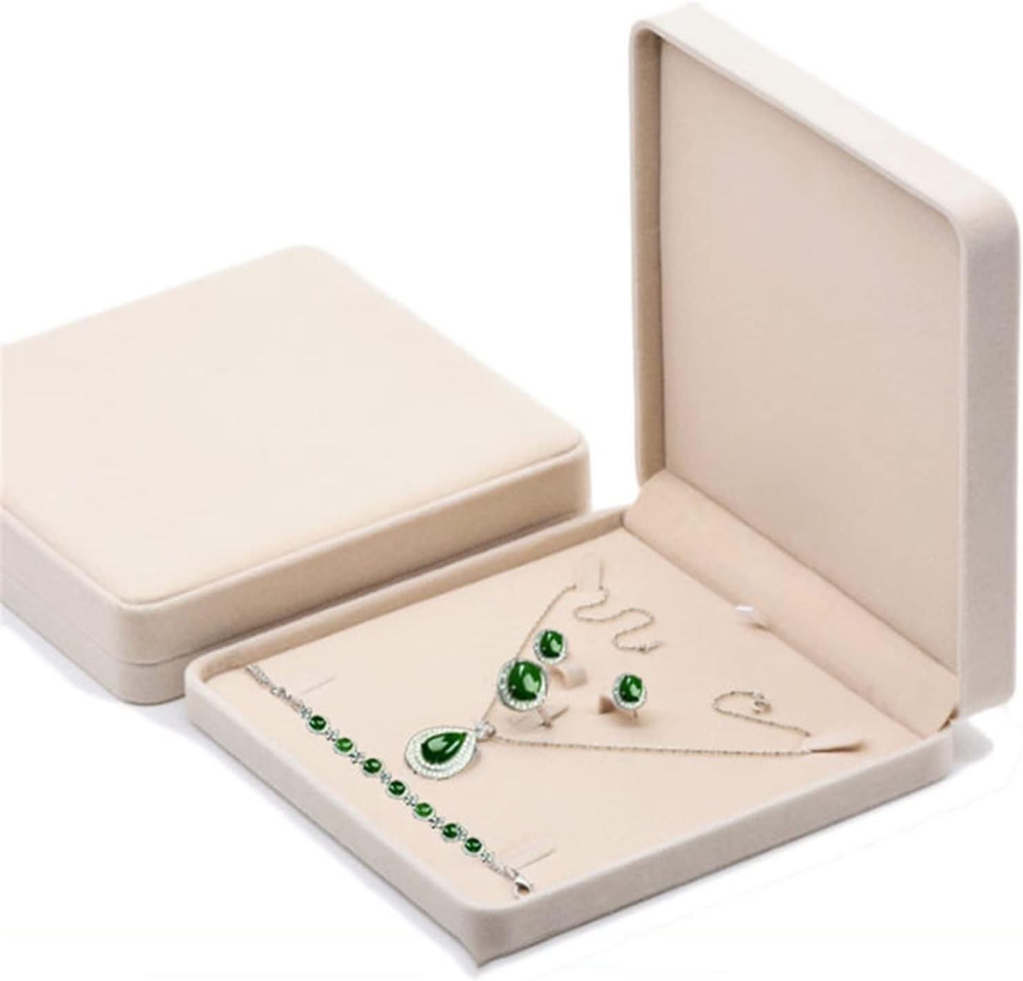 Jewelry Organizer Large Square Jewelry Set Box Big Necklace