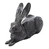 Achla designs e 12c rabbit garden statue charcoal  urban country home decor