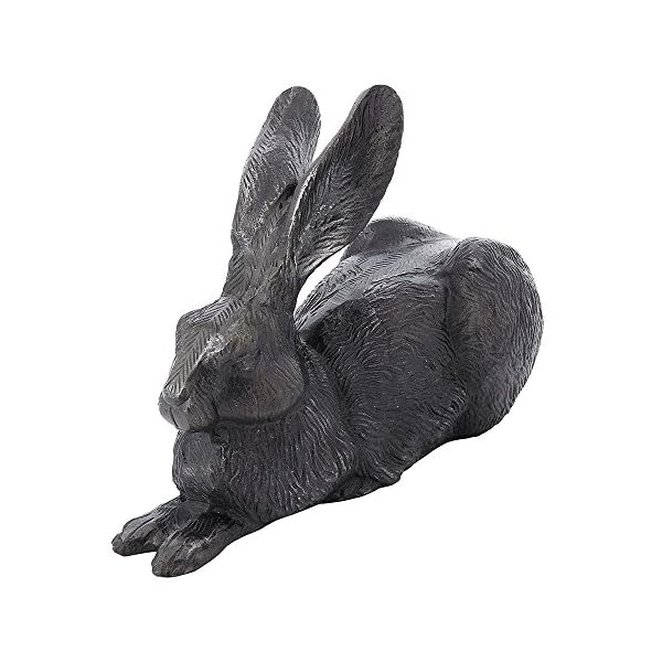 Achla designs e 12c rabbit garden statue charcoal  urban country home decor