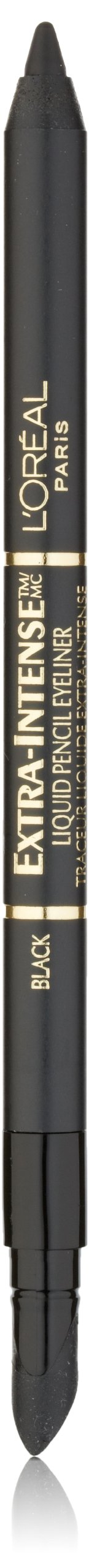 L'Oréal Paris Extra-Intense Pencil Eyeliner, Black, 0.03 oz. (Packaging May Vary)
