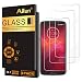Ailun Screen Protector Compatible Moto Z3 / Z3 Play [3 Pack] Tempered Glass,9H Hardness,Ultra Clear,Bubble Free,Anti-Scratch&Fingerprint&Oil Stain Coating,Case Friendly