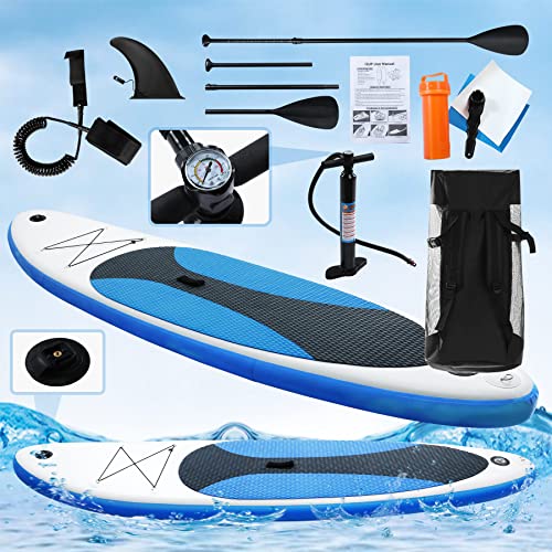Produktfoto von Stand Up Paddling Board aufblasbares sup Board Set 320 * 76 * 15cm Surfbrett mit Tragkraft 150 kg geeignet für&hellip;