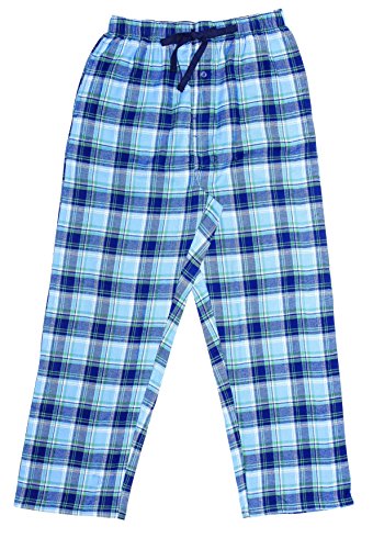 EVERDREAM Sleepwear Mens Flannel Pajama Pants, Long 100% Cotton Pj Bottoms4