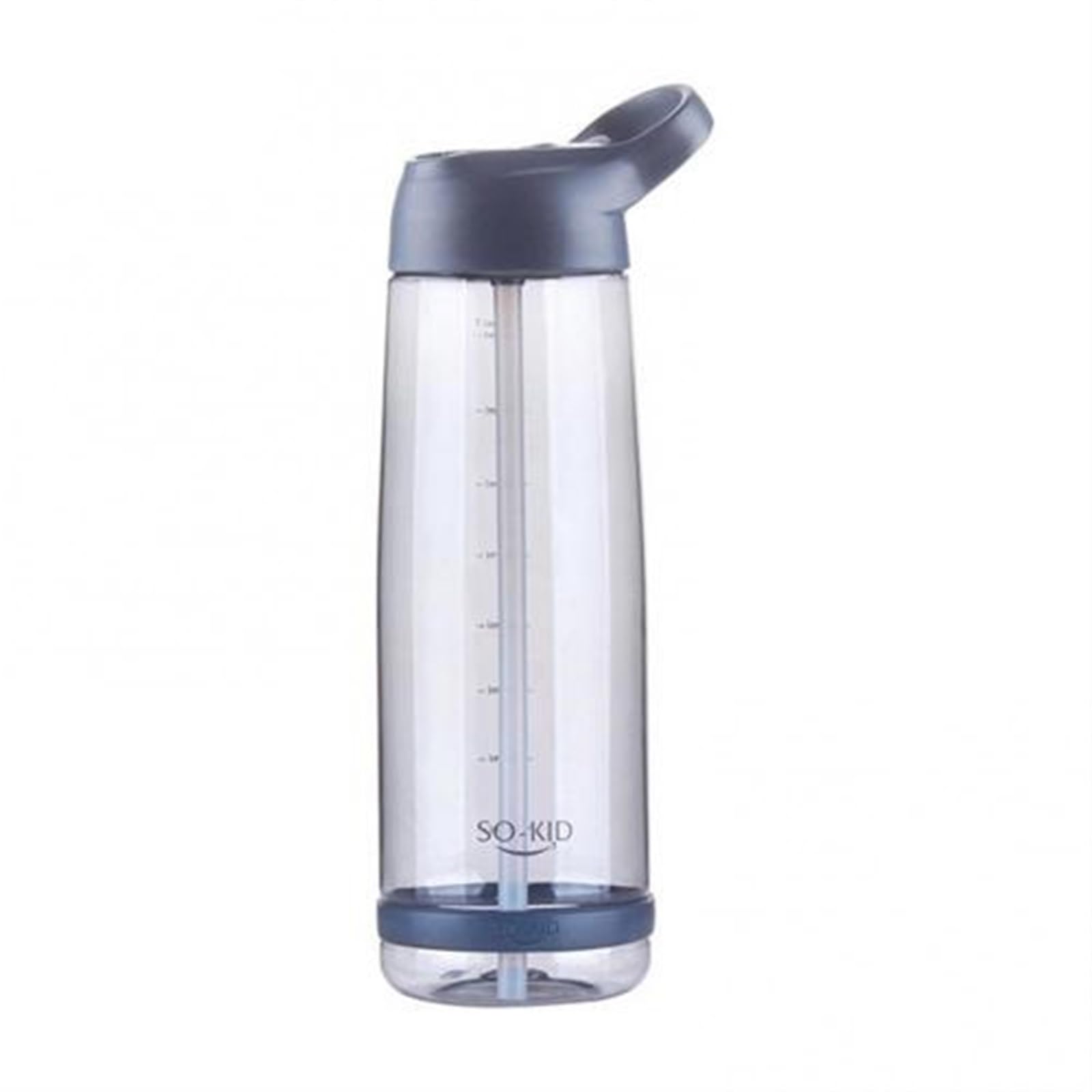 Bouilloire portable grand format bouteille de paille sport plein air bleue 1L