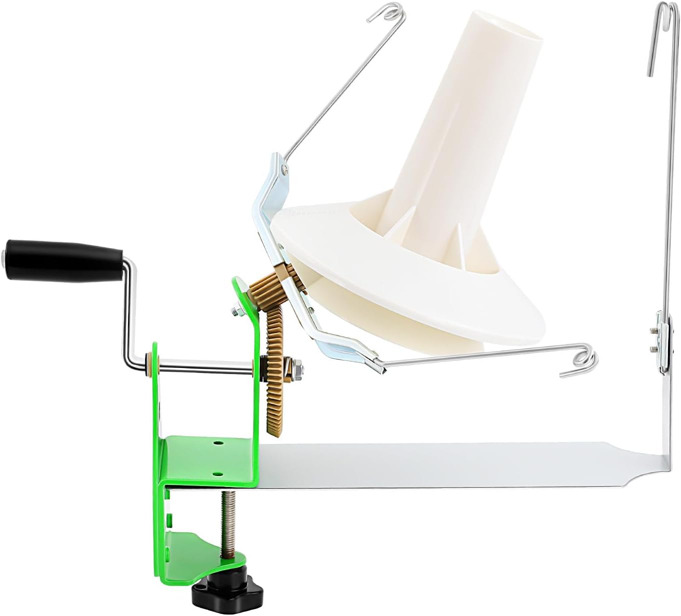 Large Capacity Yarn Winder, 10-16 oz Hand Operated Yarn Baller, Metal Yarn Ball Winder, Durable Crochet Tools & Accessories, Fiber/Wool/String Ball Winder, for Crocheting