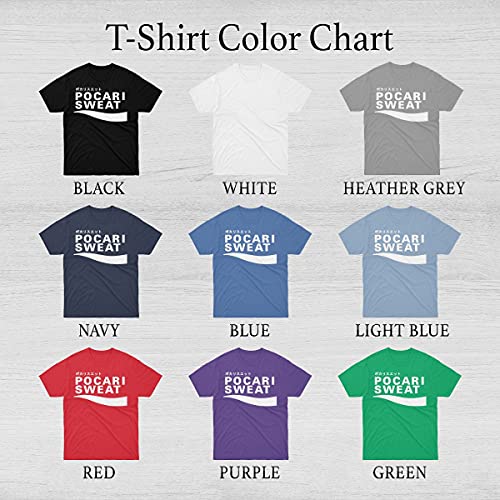 Mens Womens Tshirt Pocari Sweat Japanese Logo Shirts for Men Women Cool Fathers Day Perfect Multicolor4