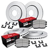 10 Best Brake Pads for Infiniti G37: Enhance Your Driving 2 R1 Concepts Front and Rear Brake Kit For 2011-2013 INFINITI QX56, 2014-2024 INFINITI QX80, 2017-2024 Nissan Armada| Blank Brake Rotors| Optimum OEP Brake Pads and Rotors Kit| Hardware included