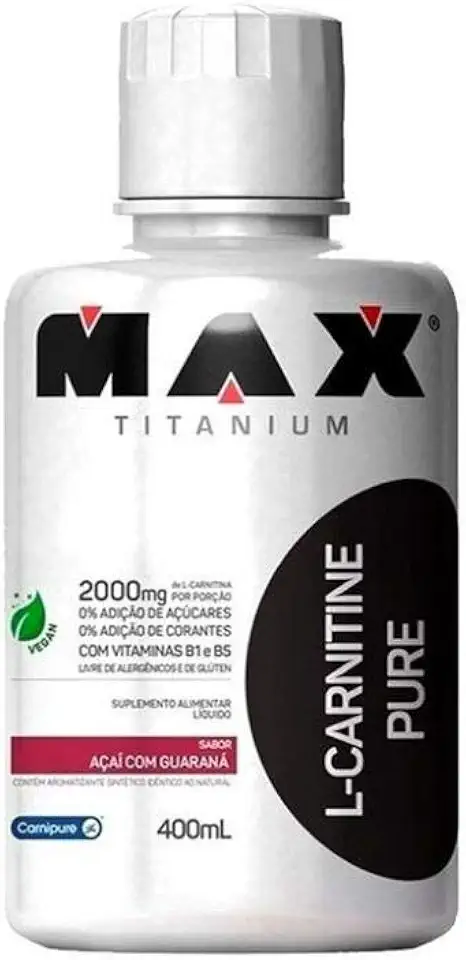 L-Carnitine 2000Mg (400Ml) - Sabor Laranja, Max Titanium