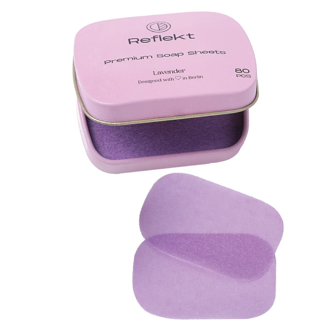 Buy Reflekt Premium Moisturising Paper Thin Hand Soap Sheets in Storage Tin Box Travel