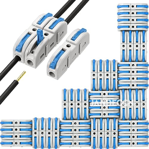 Connecteurs de fils électriques bleu contre les faux contacts dans les circuits 24-12 AWG