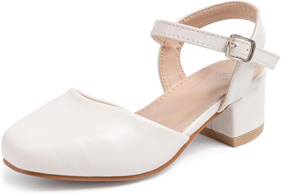 Miamooi Toddler Girls Princess Flats - Flower Detail