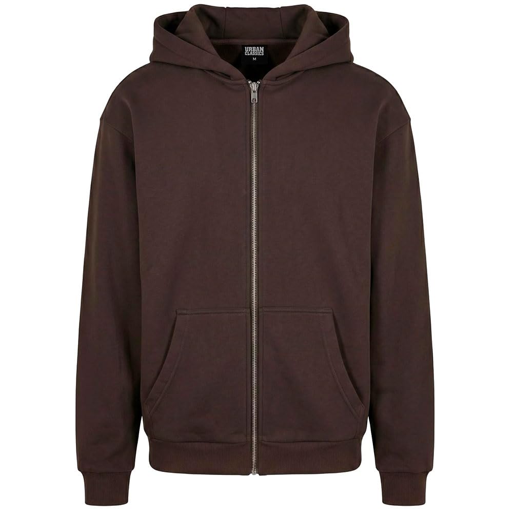Urban Classics TB7284 Bluza na zamek błyskawiczny 2XL brązowa