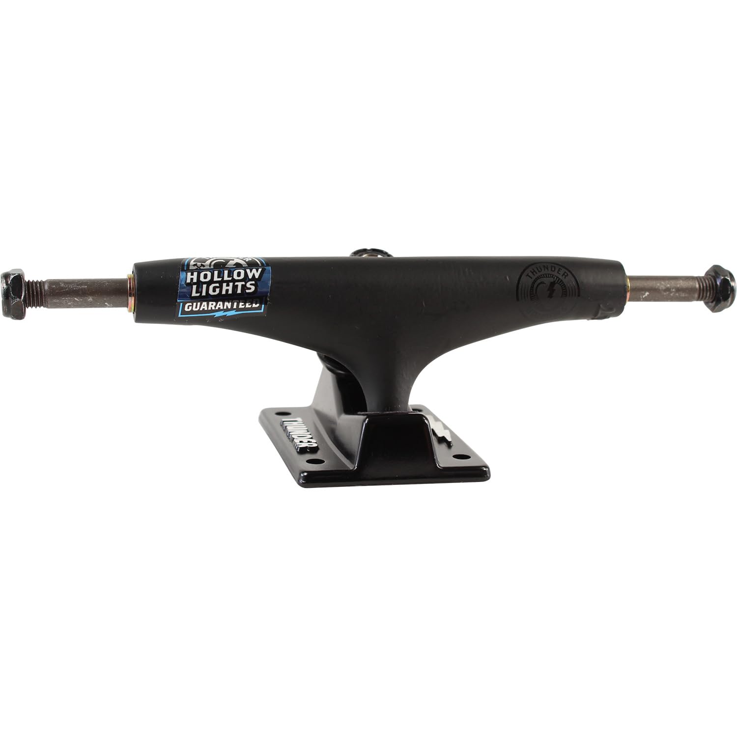 Thunder Trucks 147mm Night II Hollow Lights Black Skateboard Trucks - 5.25