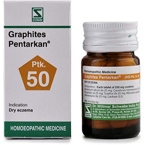 Dr Willmar Schwabe India Homoeopathic Graphites Pentarkan (20gm) Tablets (Ptk. 50) - by shopworld2