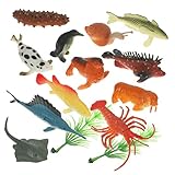 Jouet cognitif animalier pour enfants - accessoire de photographie pour vous, utilisez-le pour prendre des photos intéressantes sur le thème des animaux marins, des figurines miniatures