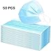 Produktbild MITAO 50 Masken Jetables à Trois Couches, Taille Universell, hypoallergen, antipoussière, blau, 50