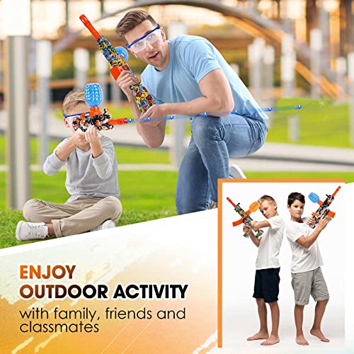 2 Set Electric Gel Ball Toy, Automatic Gel Splat Toy With 100000 Eco-Friendly Water Beads, Water Ball Toy For Outdoor Team Games, Christmas, Halloween, Birthday, New Year Gift For Kids Ages 8+ #TOP5