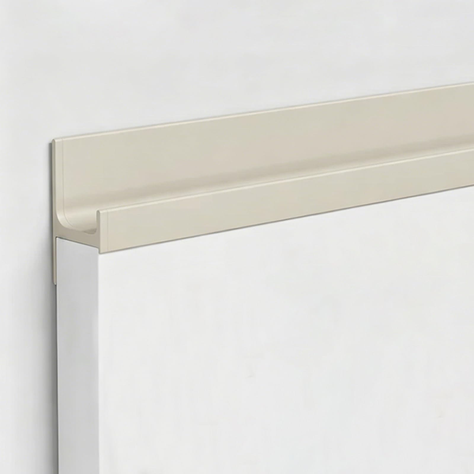 Wdjbpsh Style B Cuttable Cabinet Edge Track Pull, Recessed Invisible Channel Grip With Screws Kit For Kitchen Cupboard/Bathroom Dresser/Bedroom Closet(,L-90Cm/35.4In)