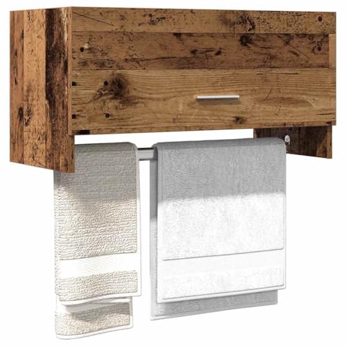 Frdhee Armario esquinero para salón, aspecto de madera envejecida, 70 x 32,5 x 35 cm, material de madera, armario para oficina, salón o dormitorio
