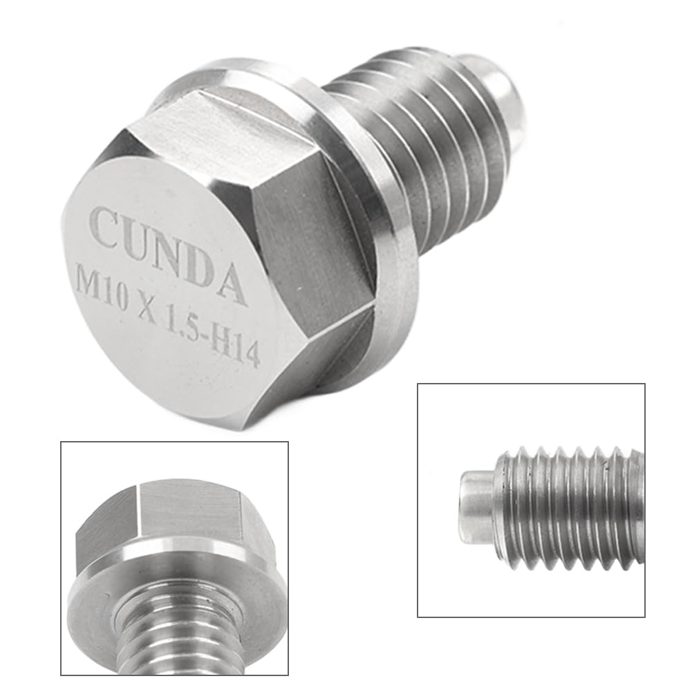 Amazon.com: GZYF Magnetic M10x1.5 Oil Drain Plug Copper Crush