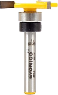 YONICO Top Bearing Slot Cutter Router Bit 5/32-Inch x 3/8-Inch 1/4-Inch Shank 14912q