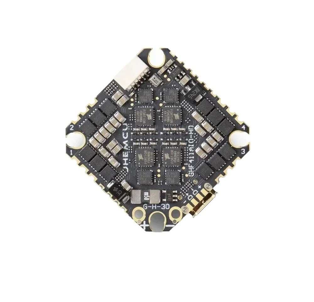 per JHEMCU GHF411AIO-HD 40A F411 ICM42688P Flight Controller BLHELIS 4in1 ESC 3-6S per Toothpick RC per Drone da Corsa FPV