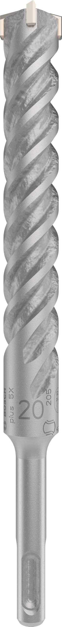 Bosch 1x PRO SDS plus-5X Hammer Drill Bit (for Reinforced concrete, Concrete, Ø 20,00 mm, Professional Accessory Rotary Hammer Drill)