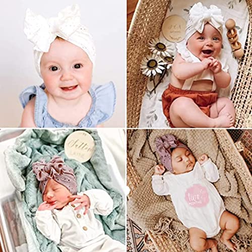 ANNACREATIONS Premium Designer Soft Bow Head Wrap Stretchable Headband Super Elastic Band Hair Accessories for Baby Girls 1 count (Pack of 1) - Image 6