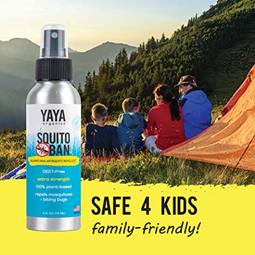 Squito Ban Yaya Organics Mosquito Repellent | All Natural Bug Spray Made With Essential Oils thumb #4