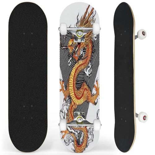 China Dragon 7-Layer Maple Skateboard 31" x 8
