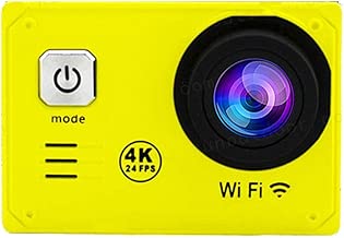 QYL Camera Yellow 0-inch Display 4K Outdoor Sports Camera Waterproof Mini Diving Digital Camera Sport DV 170 Fish-eye Portable Camera Color Yellow QYL Camera Yellow 0-inch Display 4K Outdoor Sports Camera Waterproof Mini Diving Digital Camera Sport DV 170 Fish-eye Portable Camera Color Yellow