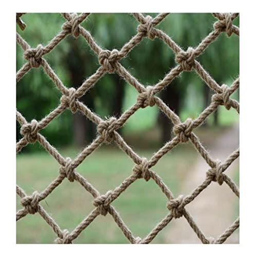 Filet de sécurité en chanvre naturel 6mm maille robuste pour enfant