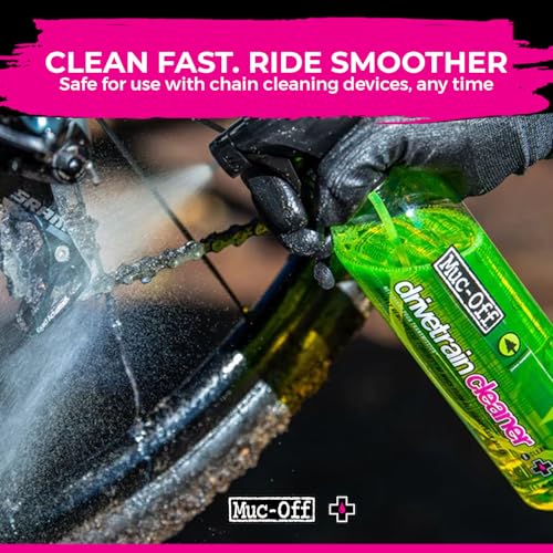 Image of Muc-Off Bio Drivetrain Cleaner | Effective Biodegradable Bicycle Chain Cleaner and Degreaser Spray | Suitable for All Types of Bike