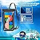 4 Stück Mehrfarbige Allgemein Wasserdichte Handy tasche,Wasserdichte Handy hülle Trocken sack (Schutz stufe: IP68) Outdoor-Sport für Apple iPhone,Samsung und bis zu 7,5 Zoll (Schwarz,Blau,Rosa,Orange)