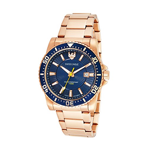Image of Swiss Eagle Analog Blue Dial Men Watch