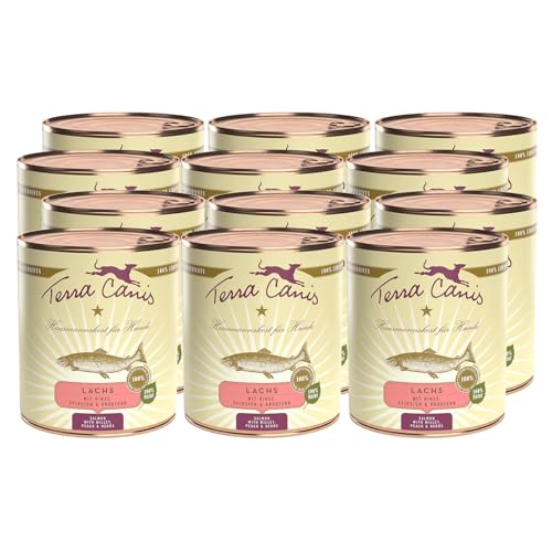 Produktbild von Terra Canis Classic Lachs mit Hirse, Pfirsich und Kräutern - 12 x 800 g