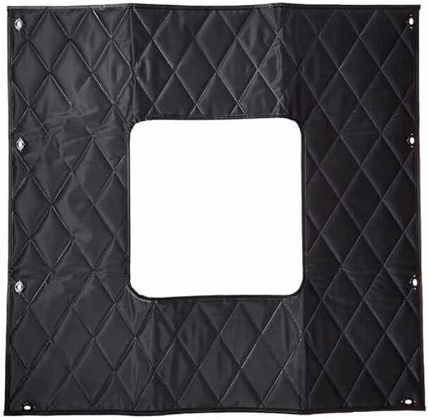 Technical Precision Replacement for Kenworth W900L AEROCAB Year 2006 Black Quilted Winter Front