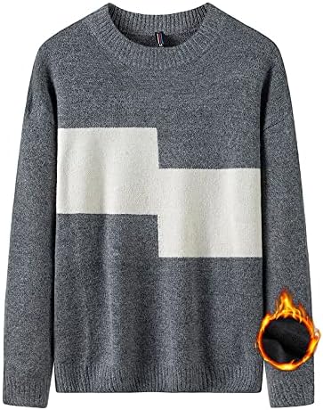 Amazon セーター メンズ 冬服 暖かい 丸首 ニットセーター 裏起毛 柔らかい ニット かっこいい チクチクしない 厚手 カジュアル 長袖 防寒肌着 インナー 快適 職場 ビジネス セーター 通販