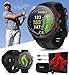 Garmin Approach S70 (Black, 47mm) Golf GPS Watch - AMOLED Display, Virtual Caddie & Playslike Distance - Gift Box Bundle with PlayBetter Screen Protectors, Wall Adapter & Hard Case