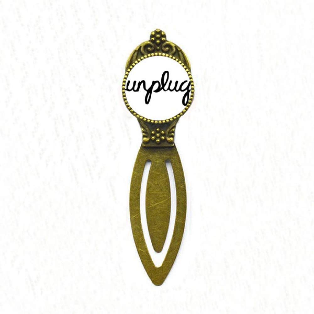 Marque-page Unplug pour livre de chevet et moment de lecture cocooning - 5