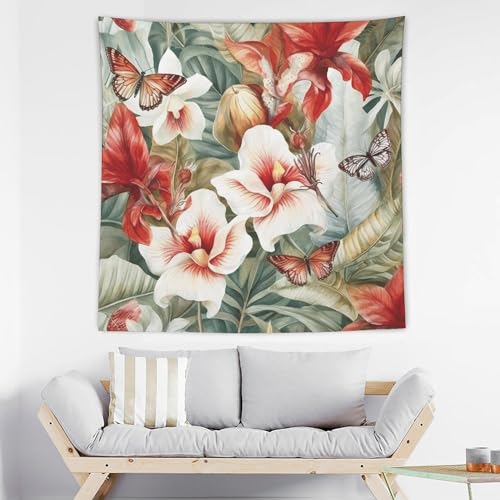 Tapisserie murale fleurs esthétiques pour fond personnalisé de studio photo