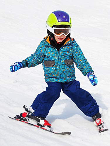 image for SATINIOR 2 Pairs Winter Kids Snow Mittens Unisex Waterproof Ski Mitten