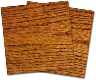 WraptorSkinz Vinyl Craft Cutter Designer 12x12 Sheets Wood Grain - Oak 01-2 Pack