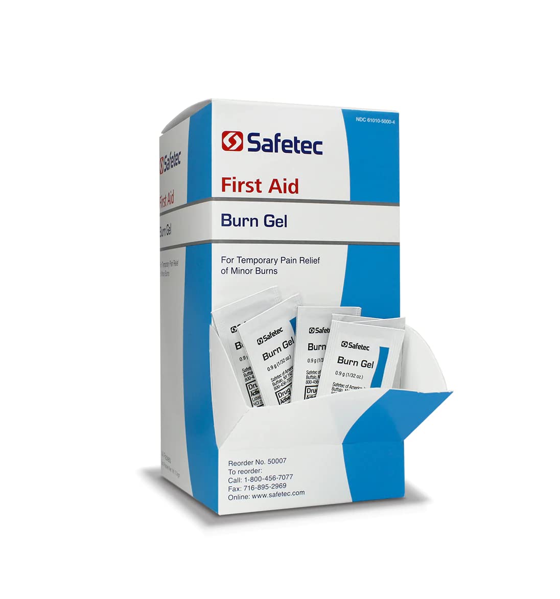 Safetec Burn Gel 0.9 gram 144 count box Health & Household